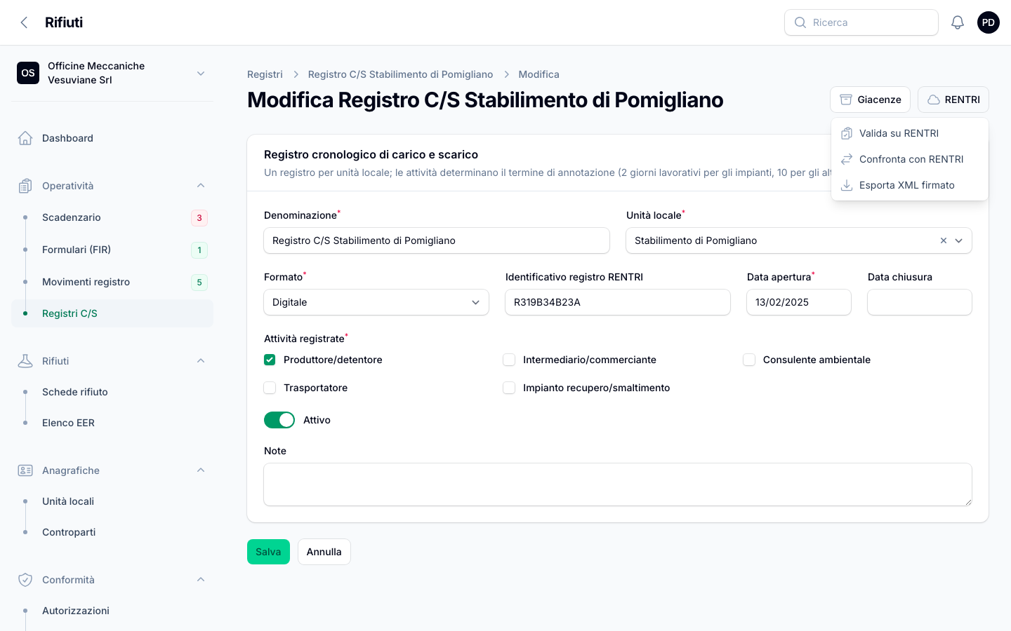 RENTRI e MUD: I dati partono da soli verso il RENTRI, e il MUD si scrive da sé.